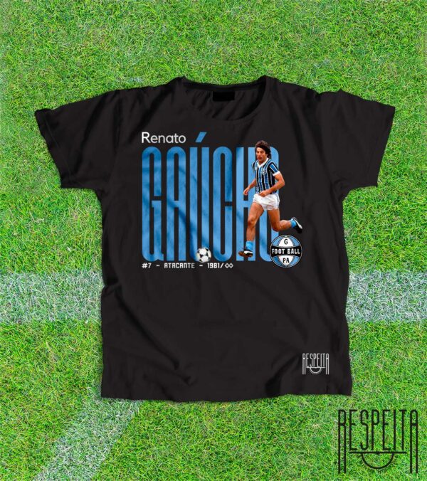 Camiseta Renato Gaúcho Preta