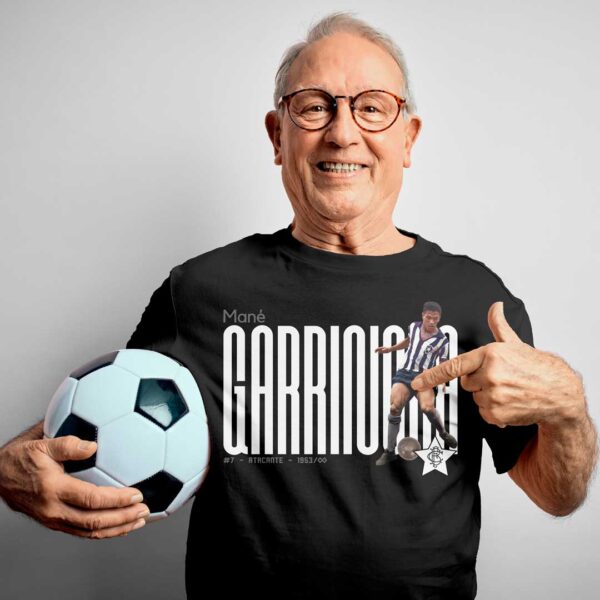 Camiseta Garrincha Preta
