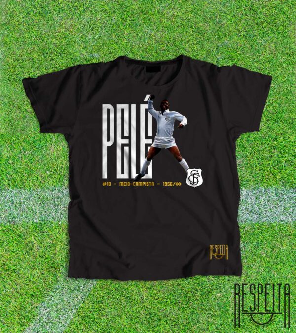 Camiseta Pelé Preta